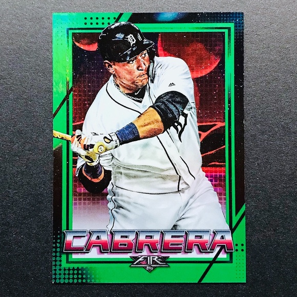 Miguel Cabrera - 2020 Topps Fire Green #166 [196/199] - Picture 1 of 2